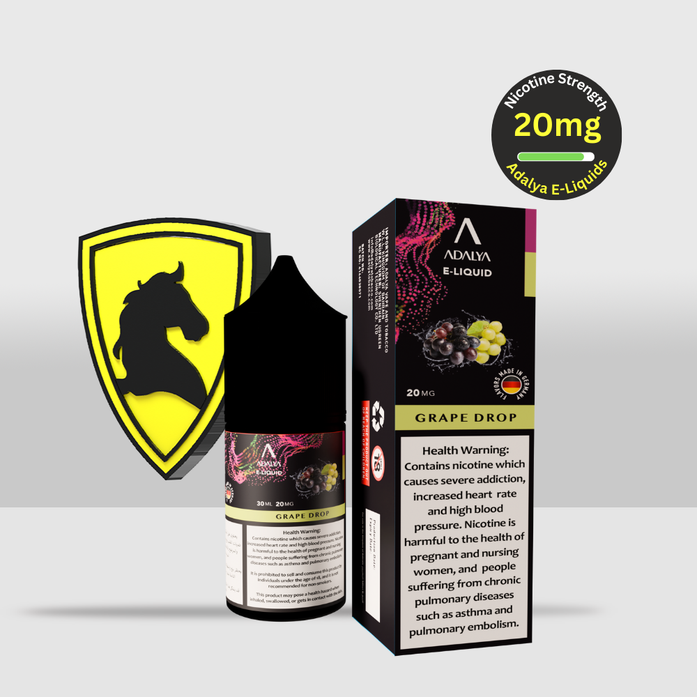 Adalya E-Liquid 30ML 20MG Grape Drop | Classic Mint and Grape Mix - Seef Vape