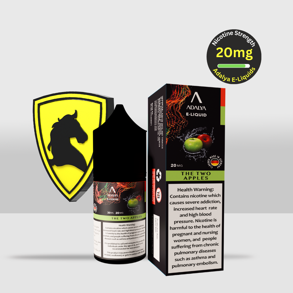 Adalya E-Liquid 30ML 20MG The Two Apple | Green and Red Apple Mix for a Crisp Apple Taste - Seef Vape