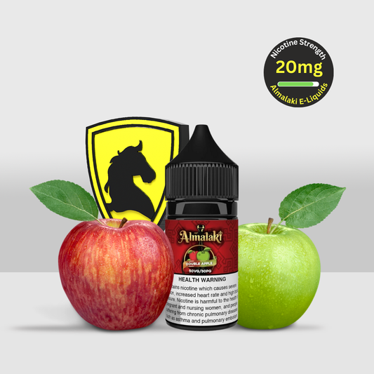 Almalaki E-Liquid 30ML 20MG Double Apple | Bold Red and Green Apple Fusion with a Smooth Finish - Seef Vape