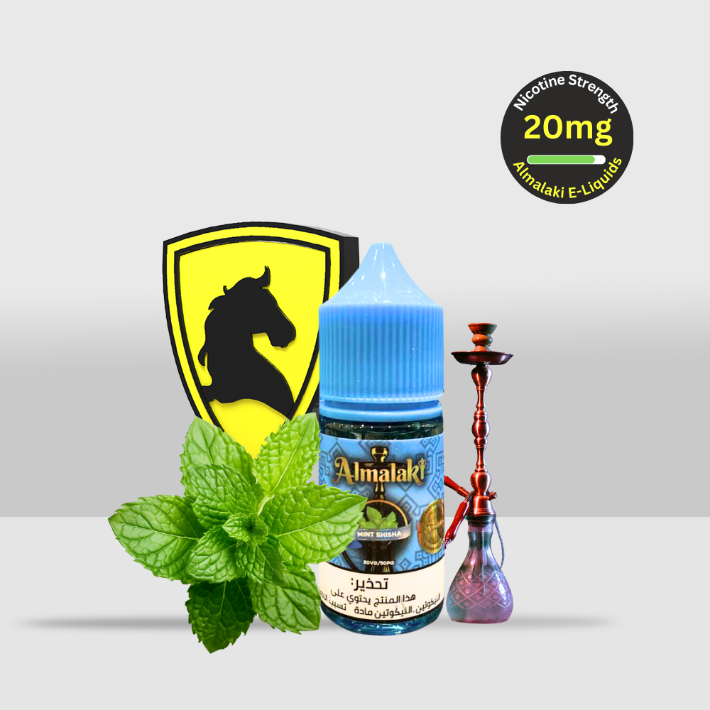 Almalaki E-Liquid 30ML 20MG Mint Shisha | Refreshing Mint with a Traditional Shisha Twist - Seef Vape