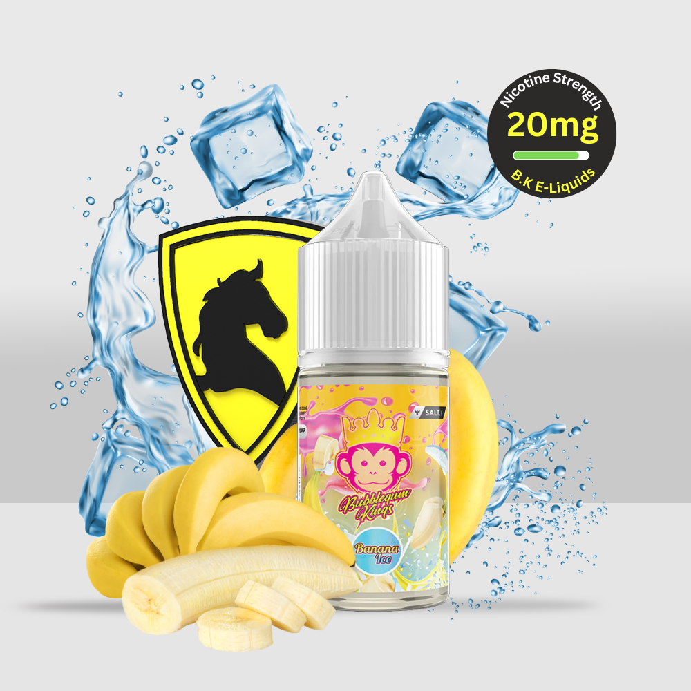 Bubblegum Kings E-Liquid 30ML 20MG Banana Ice | Sweet Banana Flavor with a Chilly Twist - Seef Vape