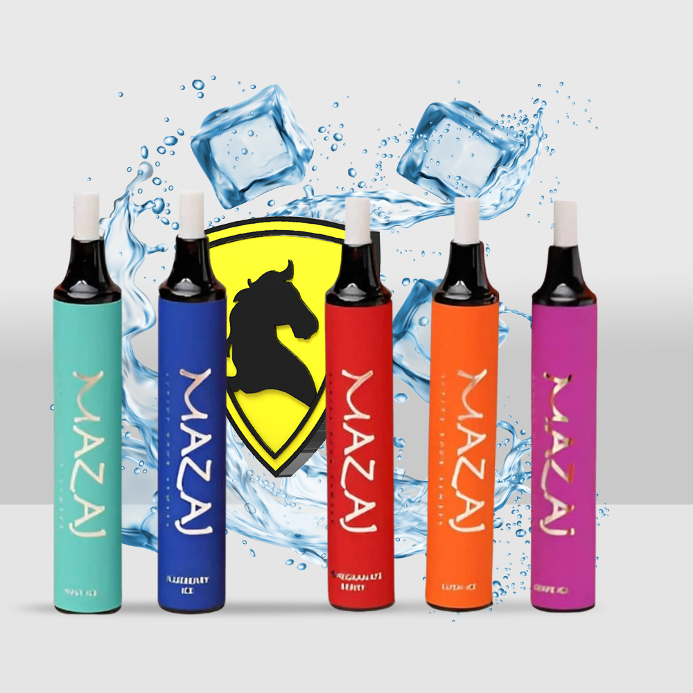 Disposable Mazaj Pure 2500 Puffs | Compact and Long-Lasting Vaping Solution - 2% (20mg) / Pomegranate Berry - Seef Vape