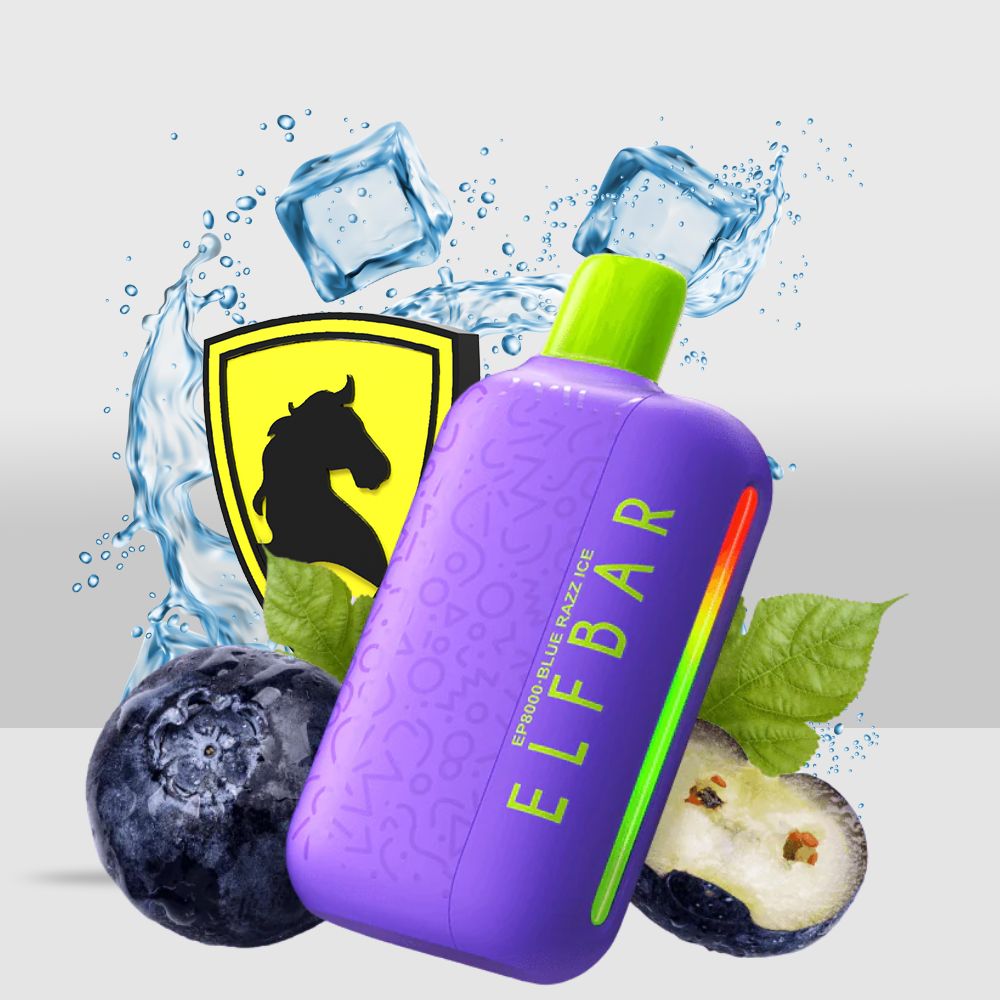 ELFBAR EP8000 Puffs Disposable Vape | 8000 Puffs | 1500mAh Battery | Blue Razz Ice