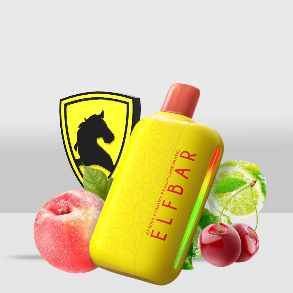 ELFBAR EP8000 Puffs Disposable Vape | 8000 Puffs | 1500mAh Battery | Cherry Peach Lemonade