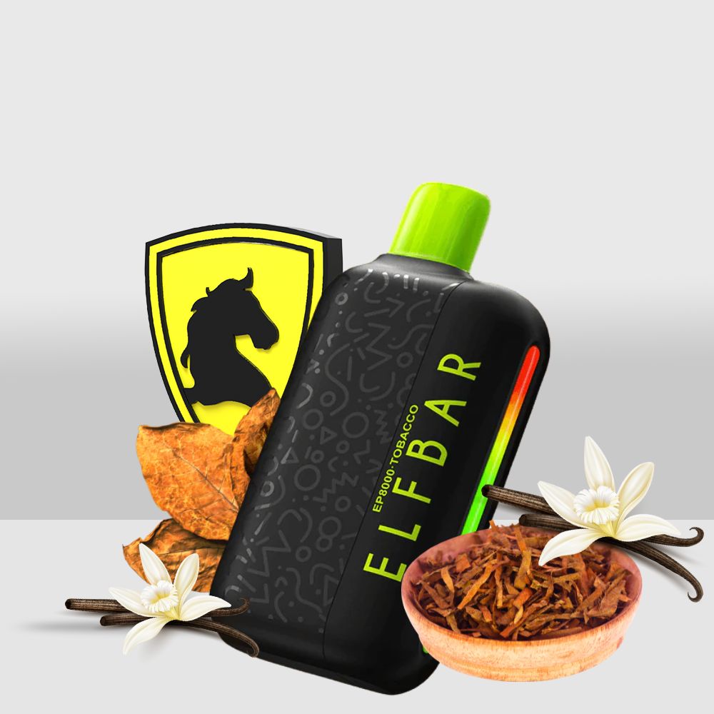 ELFBAR EP8000 Puffs Disposable Vape | 8000 Puffs | 1500mAh Battery | Tobacco