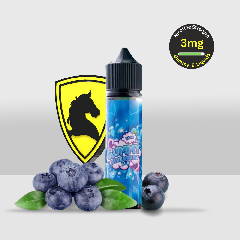 Gummy E-Liquid 50ML 3MG Blueberry | Rich and Sweet Blueberry Flavor with a Smooth Finish - Seef Vape