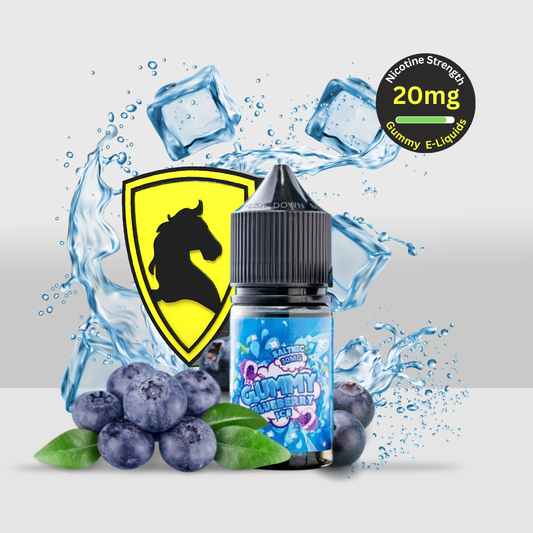 Gummy E-Liquid 30ML 20MG Blueberry Ice | Sweet Blueberry Flavor with a Cool, Icy Finish - Seef Vape