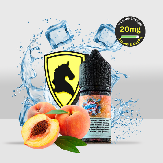 Gummy E-Liquid 30ML 20MG Peach Ice | Refreshing Peach Icy Finish