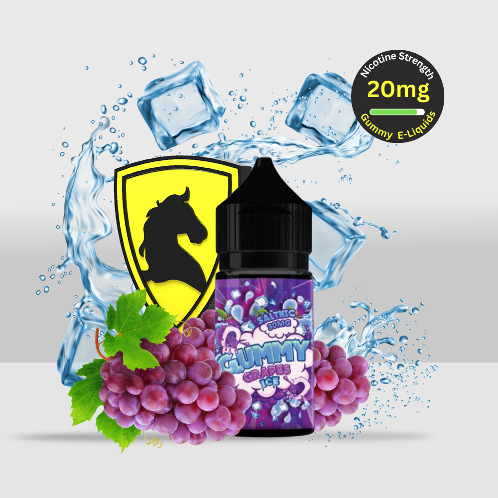 Gummy E-Liquid 30ML 20MG Grapes Ice | Bold Grape Flavor with an Icy Chill - Seef Vape