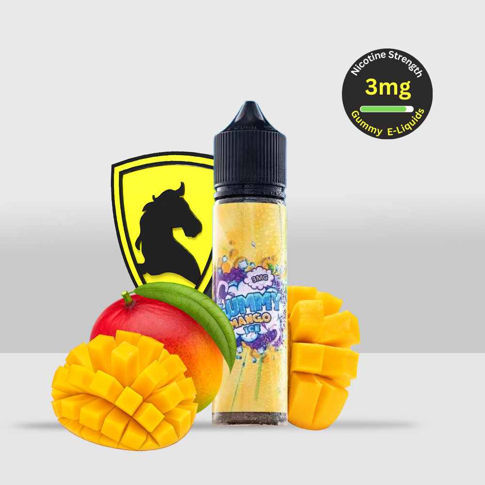 Gummy E-Liquid 50ML 3MG Mango | Sweet and Juicy Mango Flavor with a Tropical Twist - Seef Vape