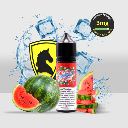 Gummy E-Liquid 50ML 3MG Watermelon Ice | Juicy Watermelon Flavor with a Chilled Icy Finish - Seef Vape