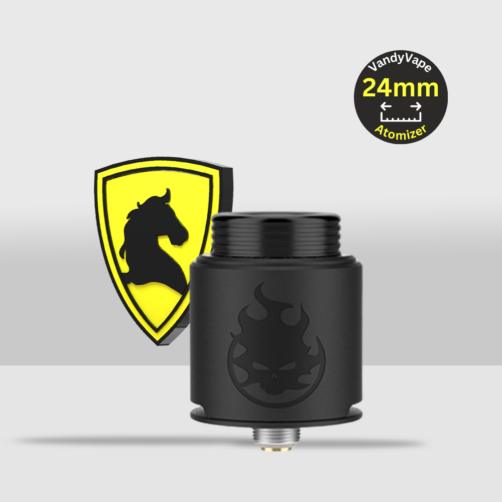 Vandy Vape PHOBIA RDA Atomizer 24mm | Superior Performance & Design - Black - Seef Vape