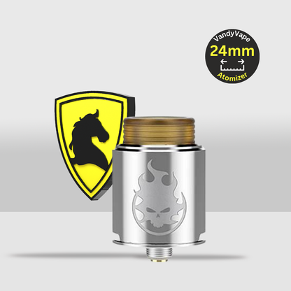 Vandy Vape PHOBIA RDA Atomizer 24mm | Superior Performance & Design - Stainless Steel - Seef Vape