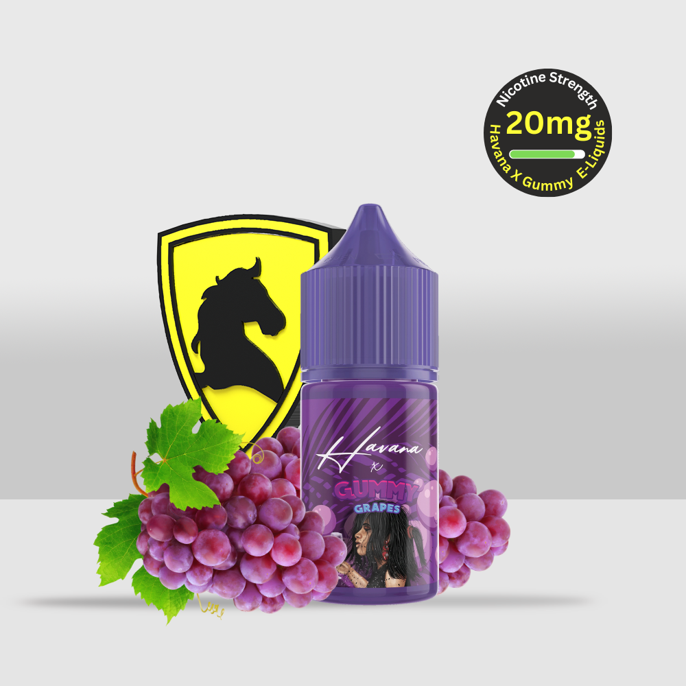 Havana (TRCK) x Gummy E-Liquid 30ML 20MG Grapes | Bold Grape Flavor with a Fruity Punch - Seef Vape