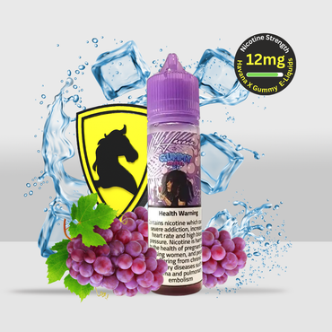 Havana (TRCK) x Gummy E-Liquid 50ML 3MG, 12MG, 18MG Grapes Ice | Sweet Grape Flavor with a Refreshing Ice Finish - 12mg - Seef Vape