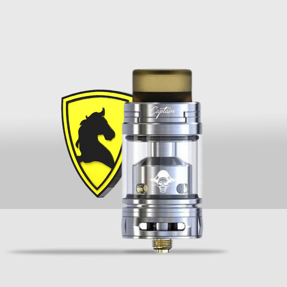 Ijoy Captain 25mm RTA | Versatile and Efficient Rebuildable Tank Atomizer - Clear White - Seef Vape