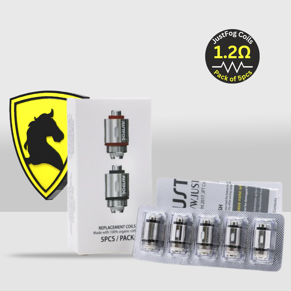 JustFog Replacement Coils - 1.2Ω / 1.6Ω Pack of 5 | Superior Performance Coils for Satisfying Vaping - 1.2Ω (Ohm) - Seef Vape