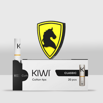 KIWI Cotton Tips Replacement for Kiwi Pen by KiwiVapors | Pack of 20 High-Quality Replacement Cotton Tips for KIWI Pen - Classic - Seef Vape