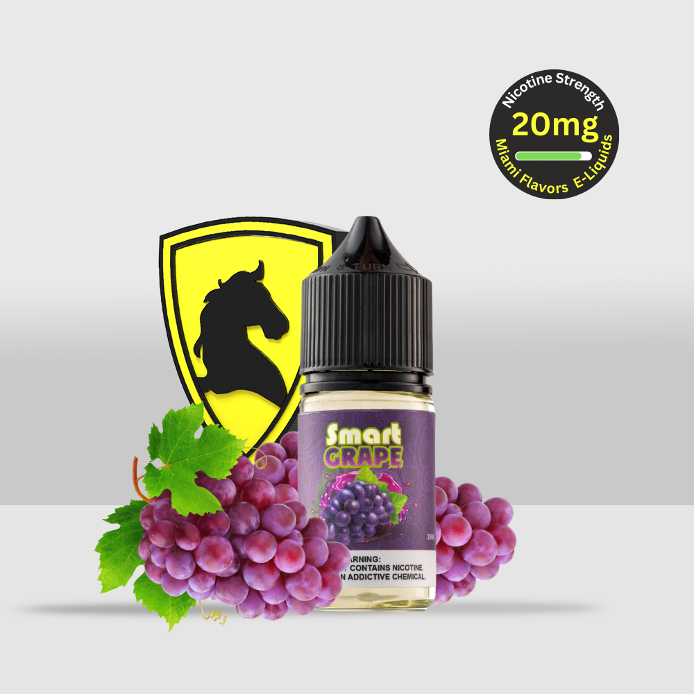 Miami Flavor's SMART E-Liquid 30ML 20MG Grape | Juicy Grape Flavor with a Sweet Burst - Seef Vape