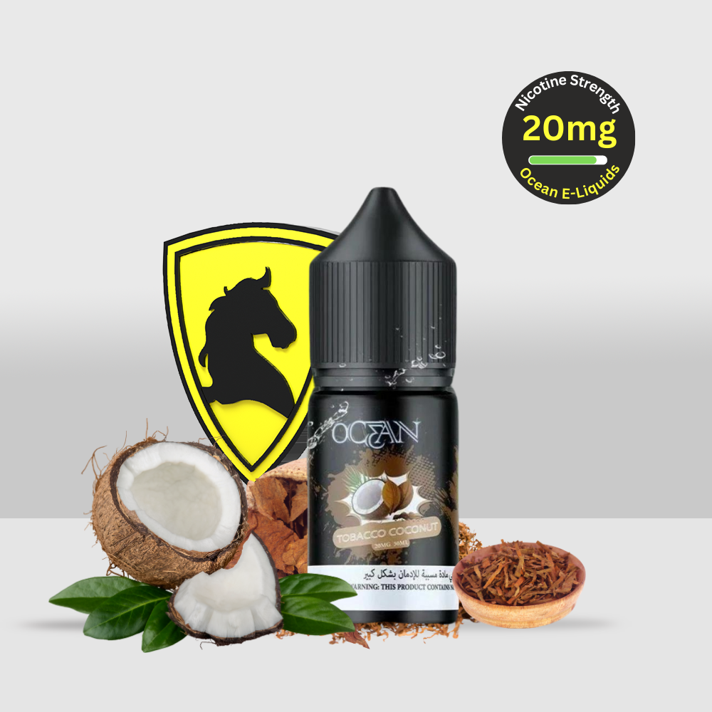 OCEAN E-Liquid 30ML 20MG Tobacco Coconut | Rich Tobacco with a Smooth Coconut Undertone - Seef Vape