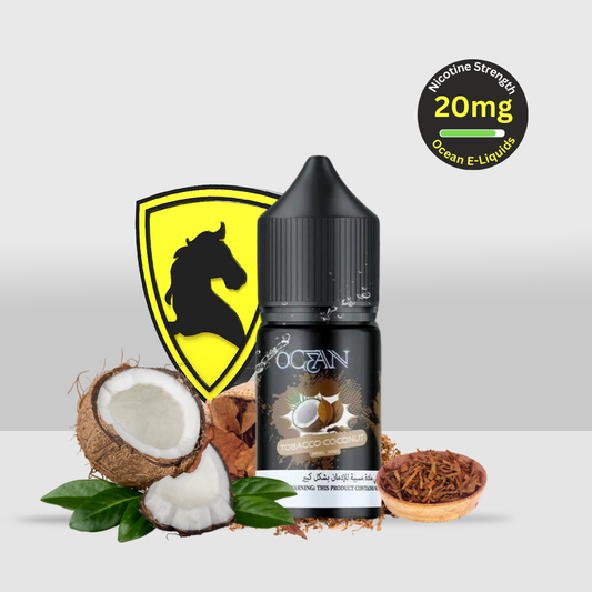 OCEAN E-Liquid 30ML 20MG Tobacco Coconut | Rich Tobacco with a Smooth Coconut Undertone - Seef Vape