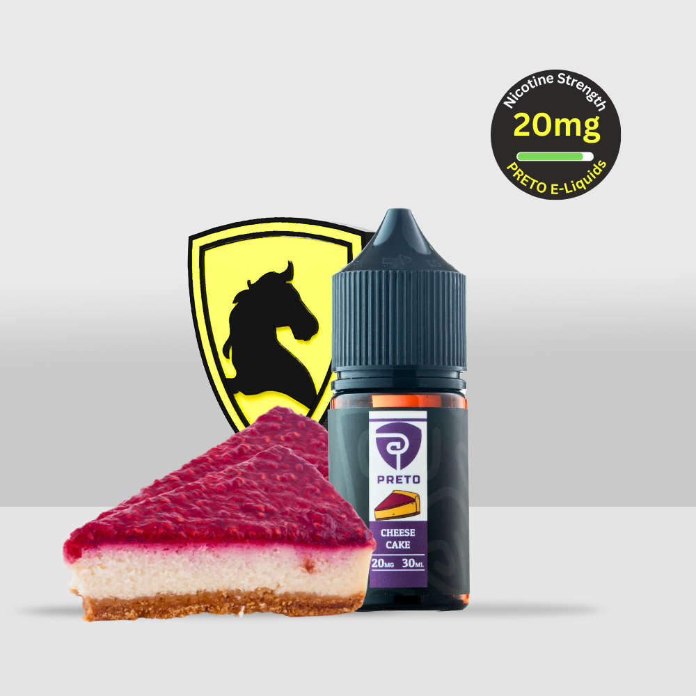 PRETO Cheesecake E-Liquid 30ML 20MG | A Delightful Dessert | Salt Nicotine