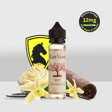 Ripe Vapes VCT E-Liquid 50ML 3MG/12MG/18MG | Classic Vanilla Custard Tobacco Blend - 12mg - Seef Vape