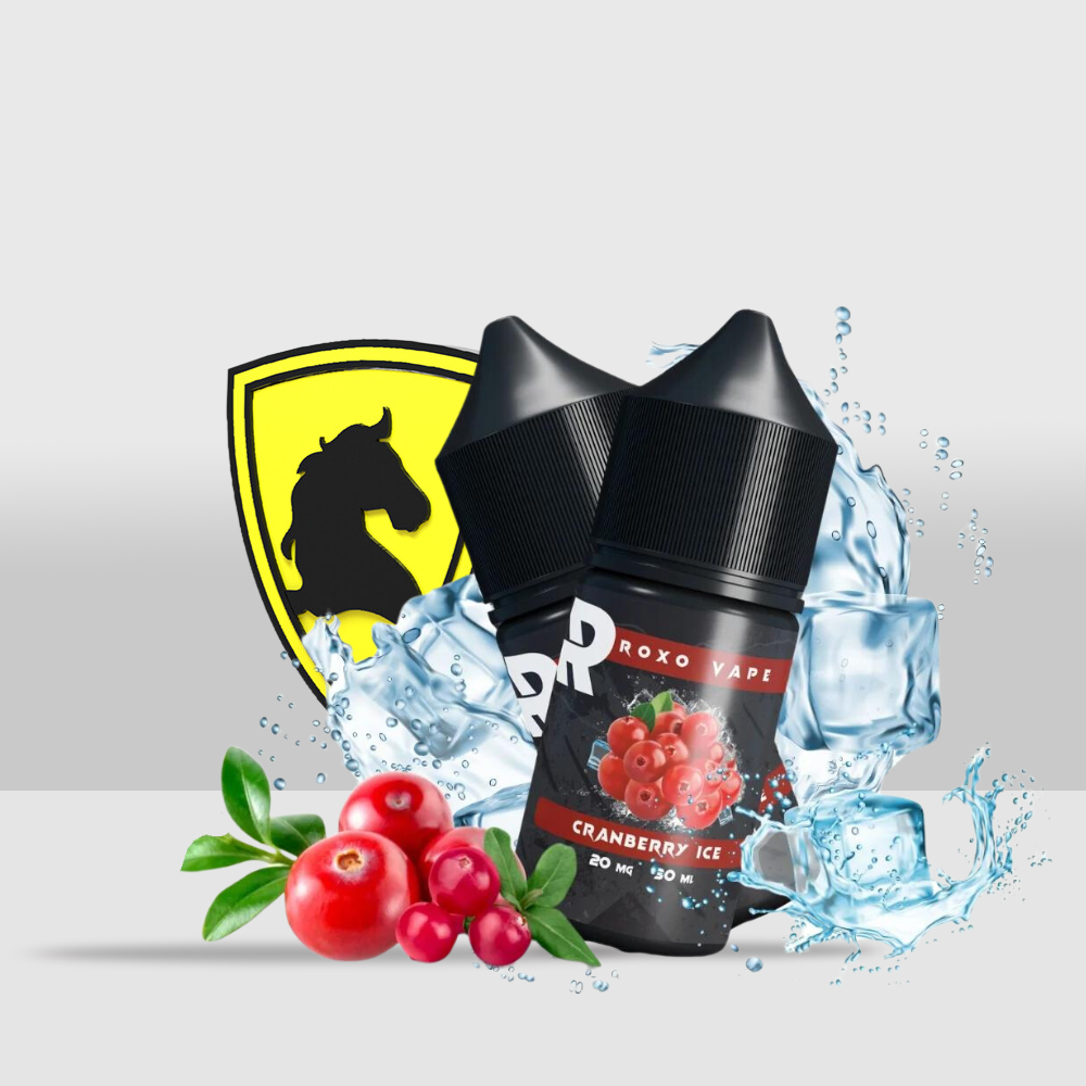 Roxo E-Liquid 30ML - 20MG Cranberry Ice | Refreshing Cranberry Flavor with a Cool Finish - Seef Vape