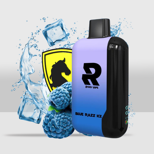 Roxo One 8000 Puffs Disposable Vape Device | Long-Lasting and Convenient Vaping - Blue Razz Ice - Seef Vape