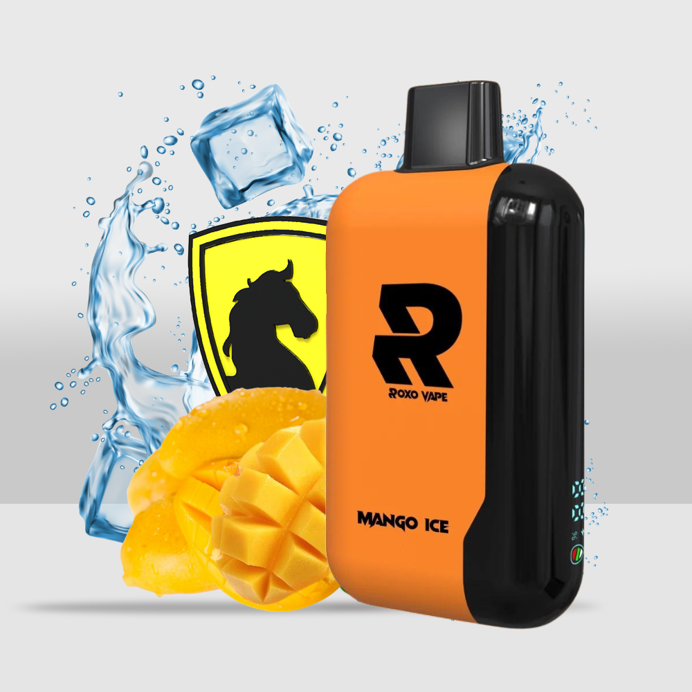 Roxo One 8000 Puffs Disposable Vape Device | Long-Lasting and Convenient Vaping - Mango Ice - Seef Vape