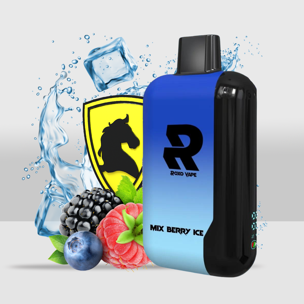 Roxo One 8000 Puffs Disposable Vape Device | Long-Lasting and Convenient Vaping - Mix Berry Ice - Seef Vape