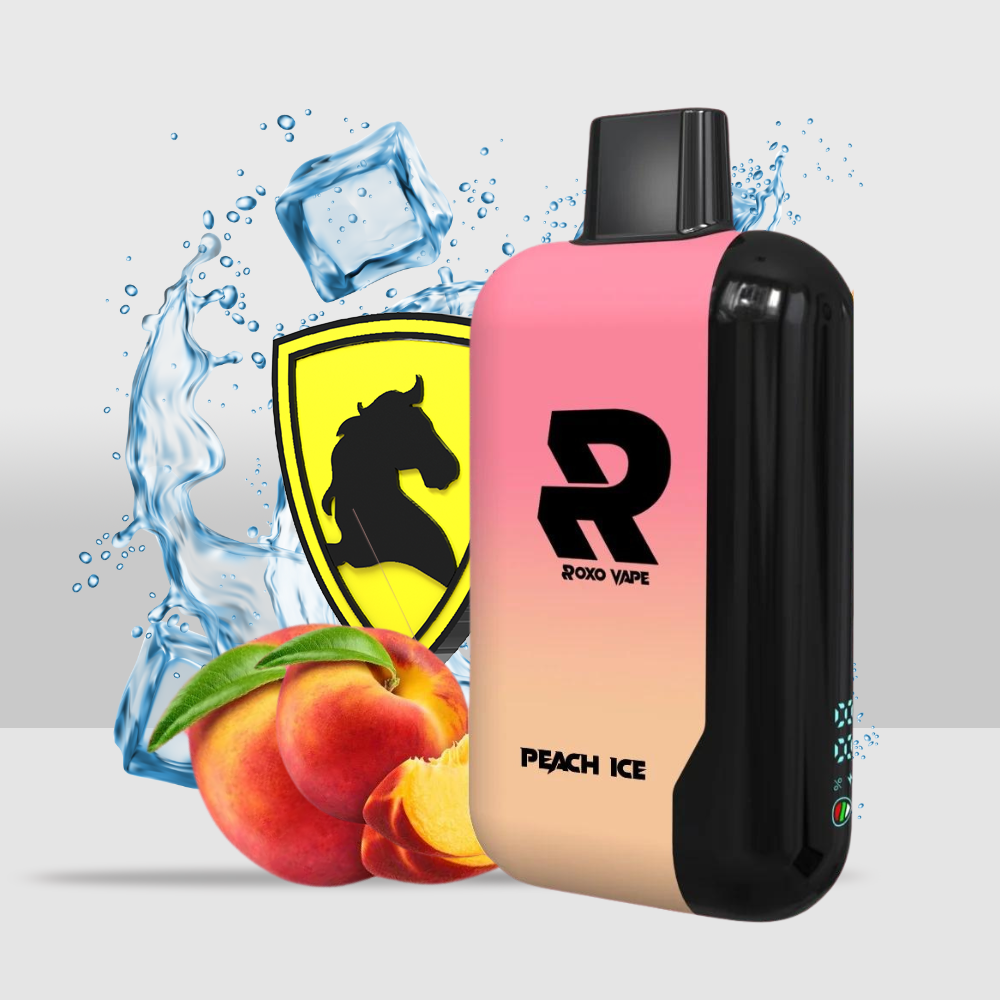 Roxo One 8000 Puffs Disposable Vape Device | Long-Lasting and Convenient Vaping - Peach Ice - Seef Vape