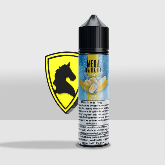 Mega Banana Iced E-Liquid 50ML | Premium Banana Iced Flavored Vape E-Liquid - 3mg - Seef Vape