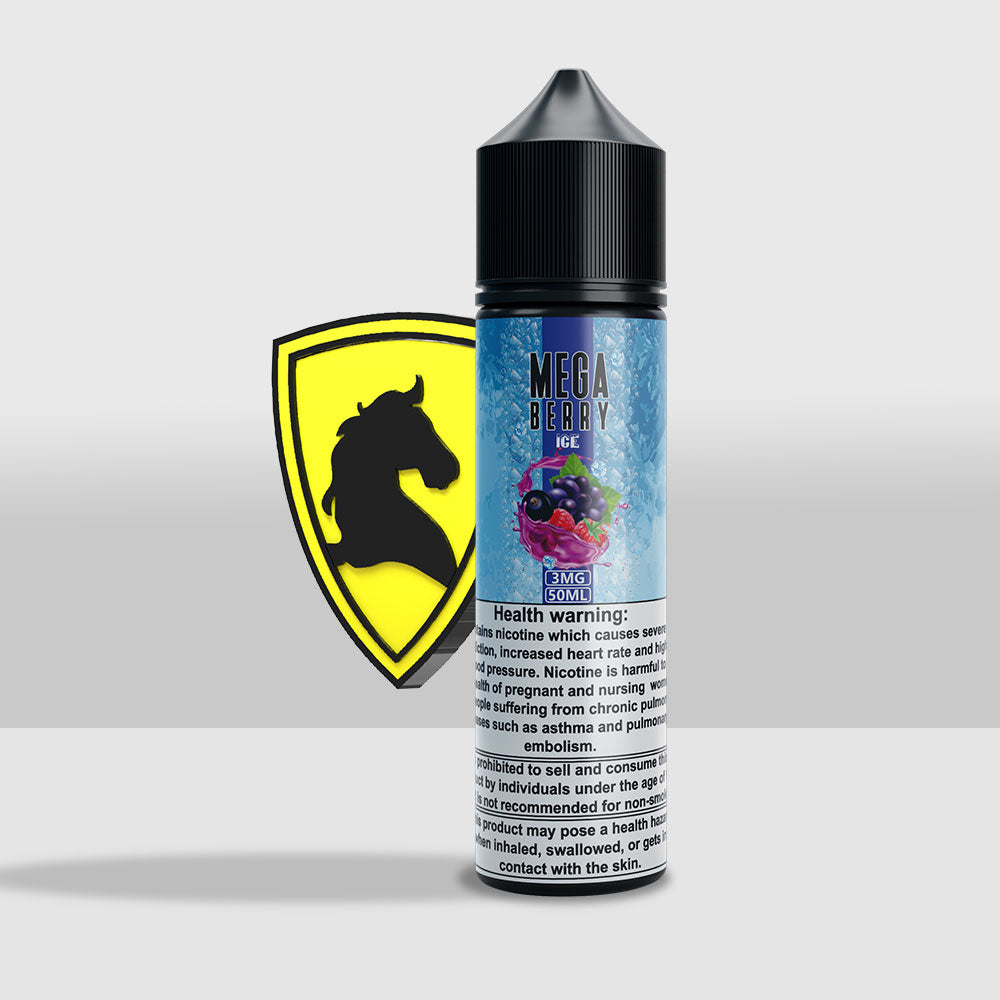 Mega Berry Iced E-Liquid 50ML | Premium Berry Iced Flavored Vape E-Liquid - 3mg - Seef Vape