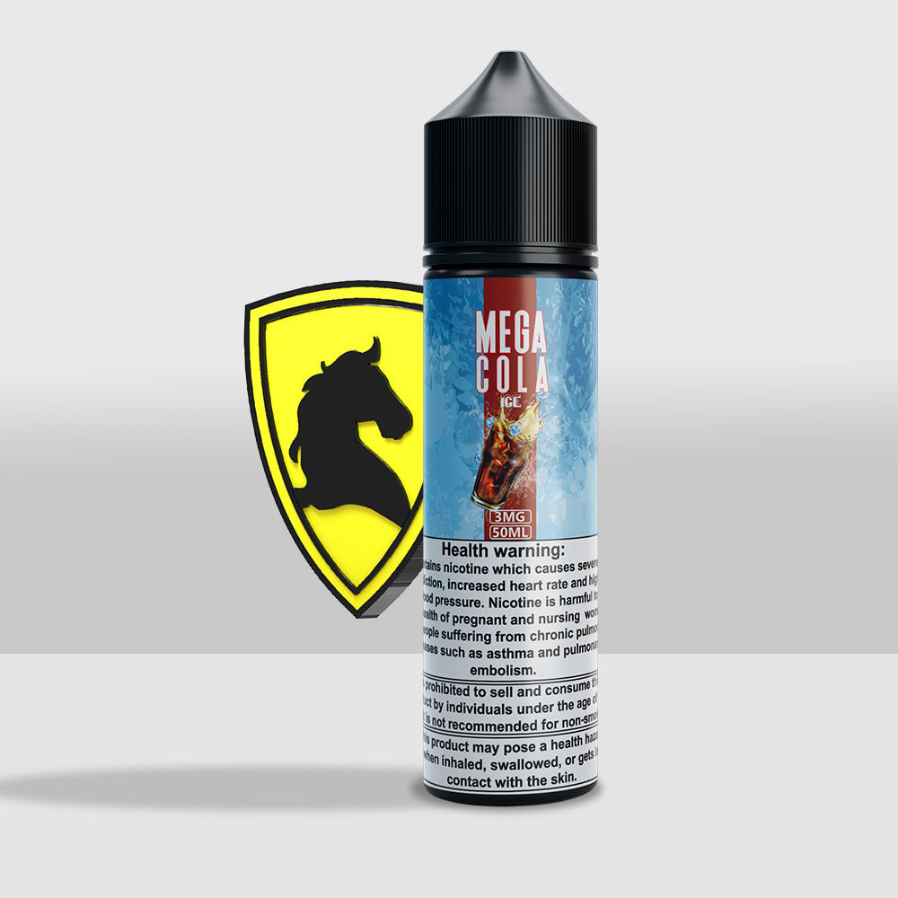 Mega Cola Iced E-Liquid 50ML | Premium Cola Iced Flavored Vape E-Liquid - 3mg - Seef Vape