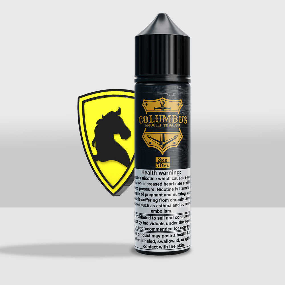 Mega Columbus Smooth Tobacco E-Liquid 50ML | Premium Columbus Smooth Flavored Vape E-Liquid - 3mg - Seef Vape