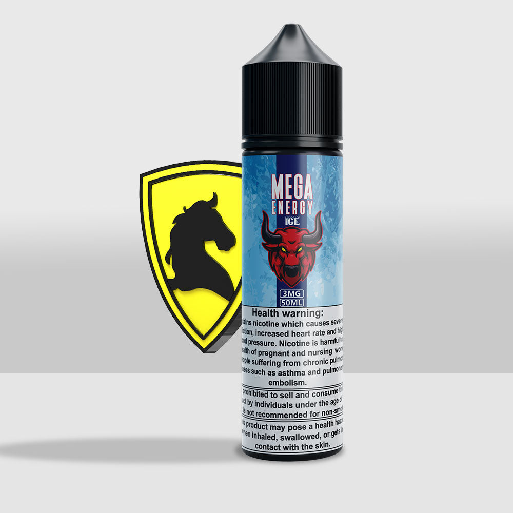 Mega Energy Iced E-Liquid 50ML | Premium Columbus Energy Iced Vape E-Liquid - 3mg - Seef Vape