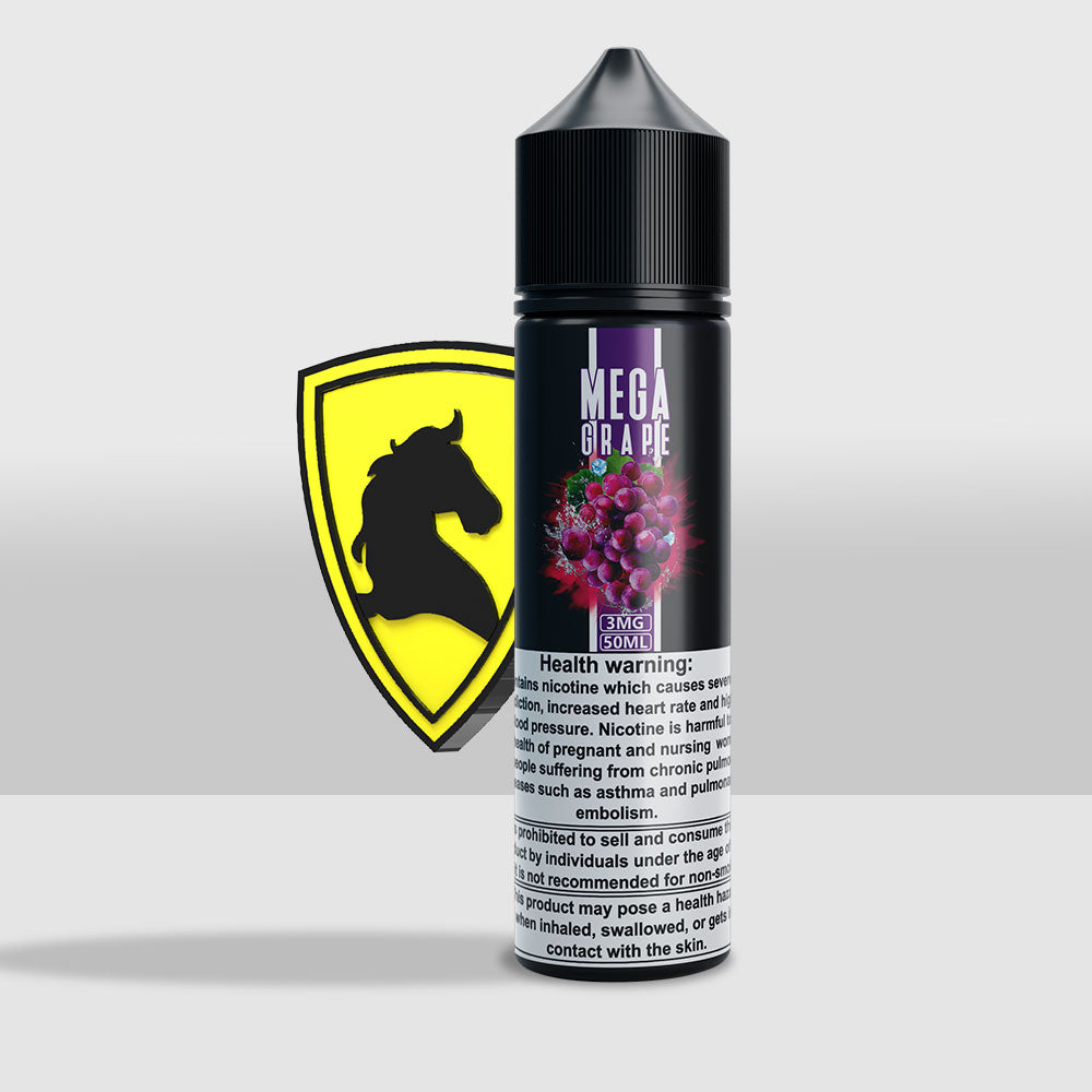 Mega Grape E-Liquid 50ML | Premium Grape Flavored Vape E-Liquid - 3mg - Seef Vape