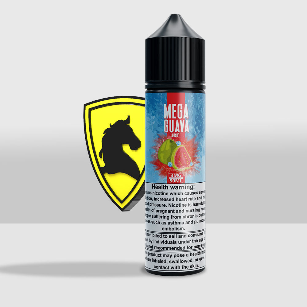 Mega Guava Iced E-Liquid 50ML | Premium Guava Iced Flavored Vape E-Liquid - 3mg - Seef Vape