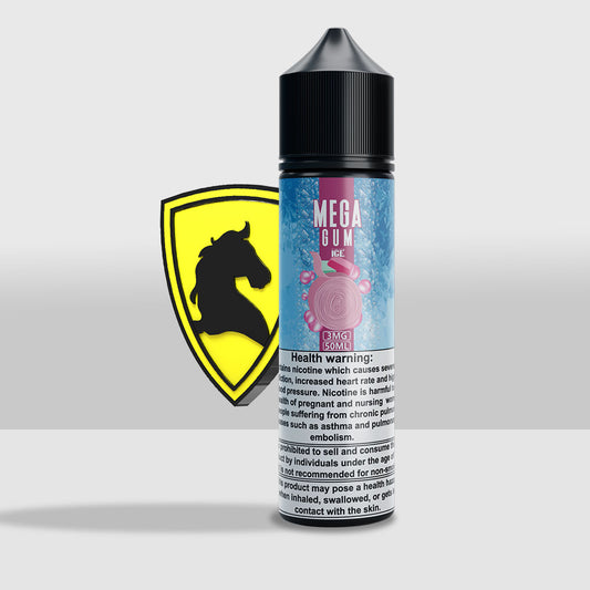 Mega Gum Iced E-Liquid 50ML | Premium Gum Iced Flavored Vape E-Liquid - 3mg - Seef Vape