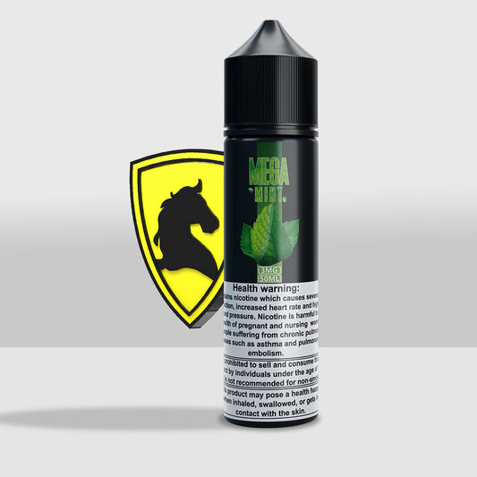 Mega Mint E-Liquid 50ML | Premium Mint Flavored VapeE-Liquid - 3mg - Seef Vape