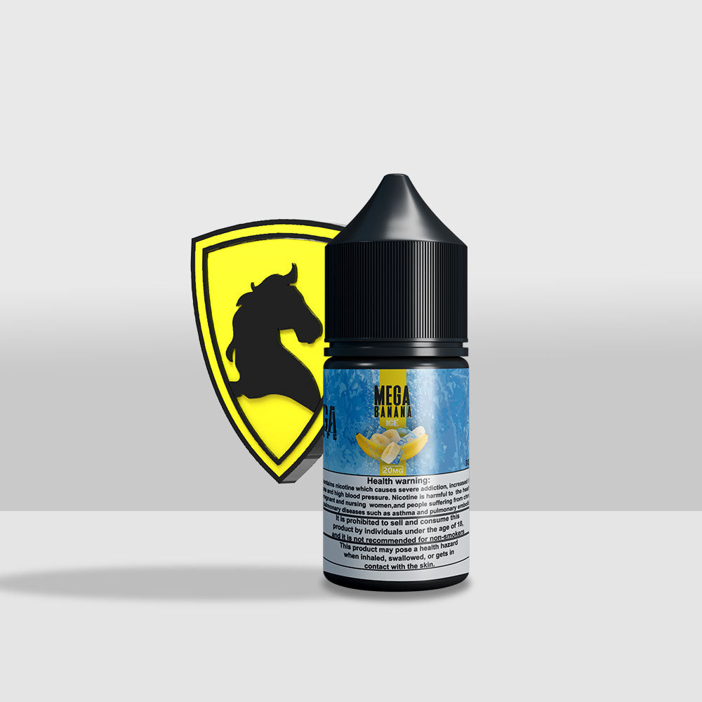 Mega Banana Iced E-Liquid 30ML | Premium Banana Iced Flavored Vape E-Liquid - 20mg - Seef Vape