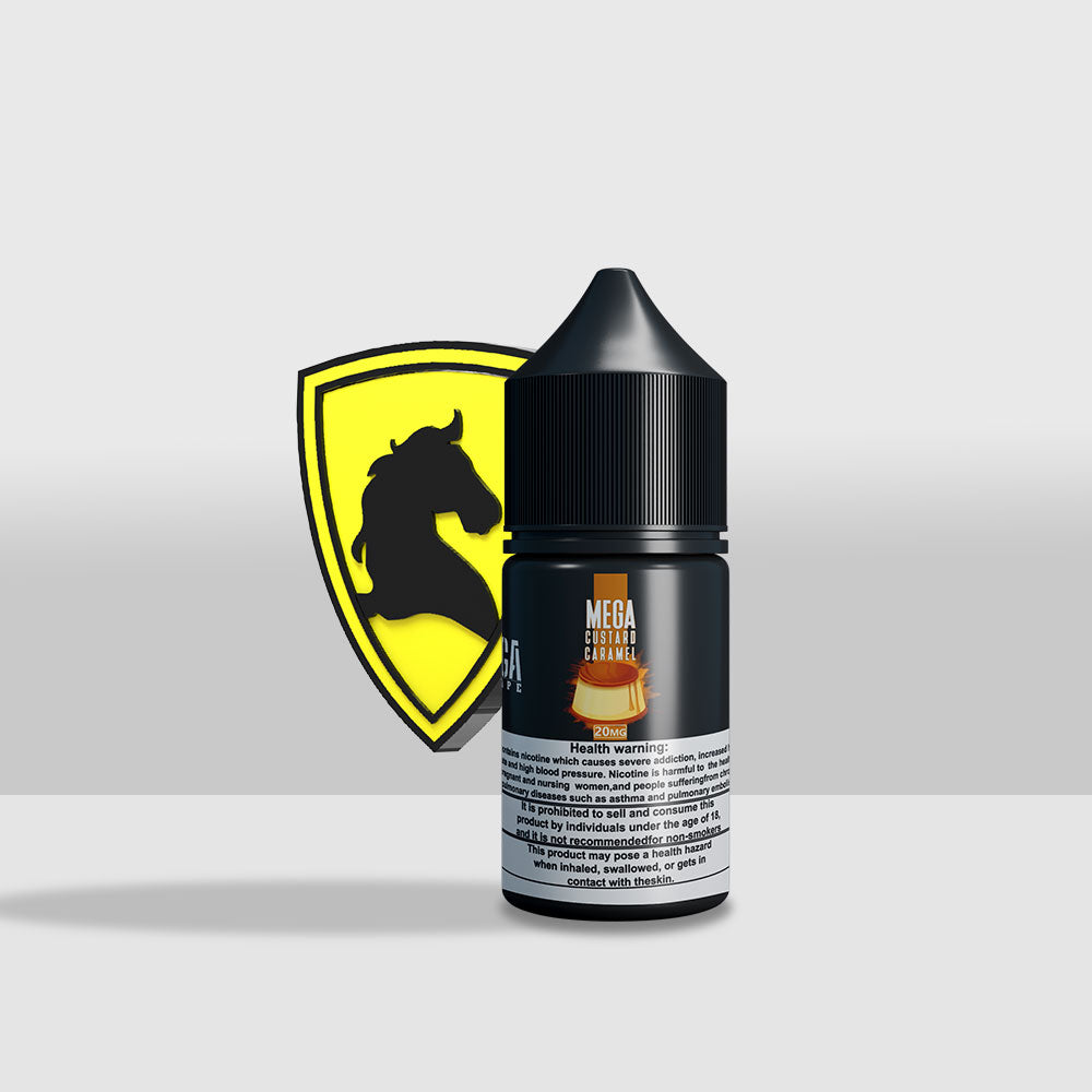 Mega Custard Caramel E-Liquid 30ML | Premium Custard Caramel Flavored Vape E-Liquid - 20mg - Seef Vape