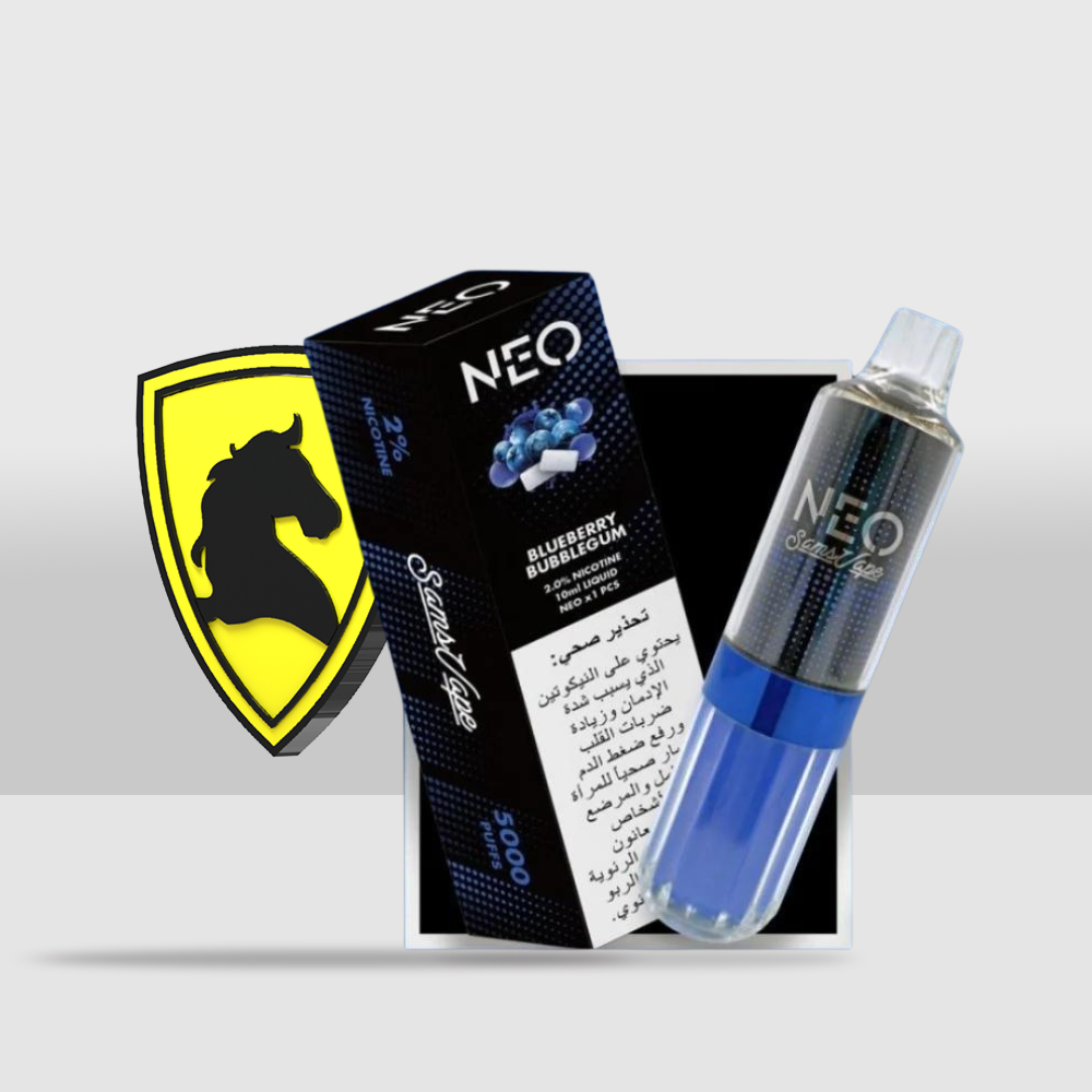 Sam’s Vape Neo Disposable 5000 Puff | Long-Lasting and Powerful Vape Device - Blueberry Bubblegum - Seef Vape