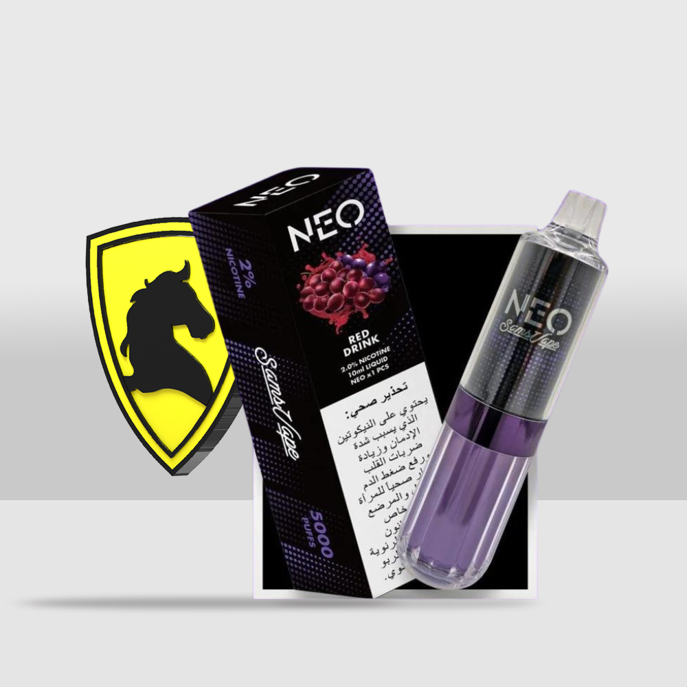 Sam’s Vape Neo Disposable 5000 Puff | Long-Lasting and Powerful Vape Device - Red Drink - Seef Vape