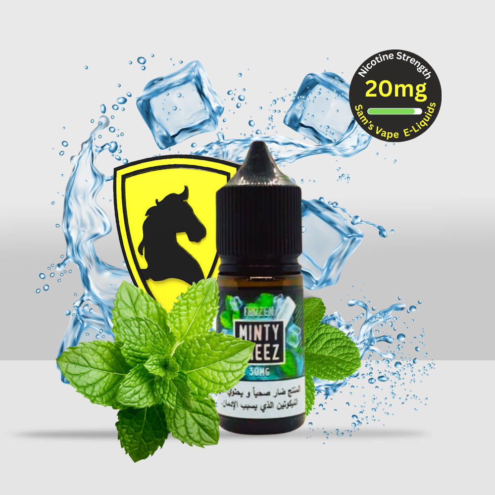 Sam's Vape E-Liquid 30ML 20MG Frozen Minty Breeze | Cool Mint Flavor with a Refreshing Finish - Seef Vape