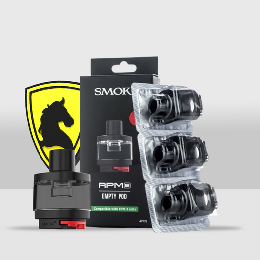 SMOK RPM 5 Replacement Pods 6.5mL | High-Capacity Pods for the SMOK RPM 5 Device - Seef Vape