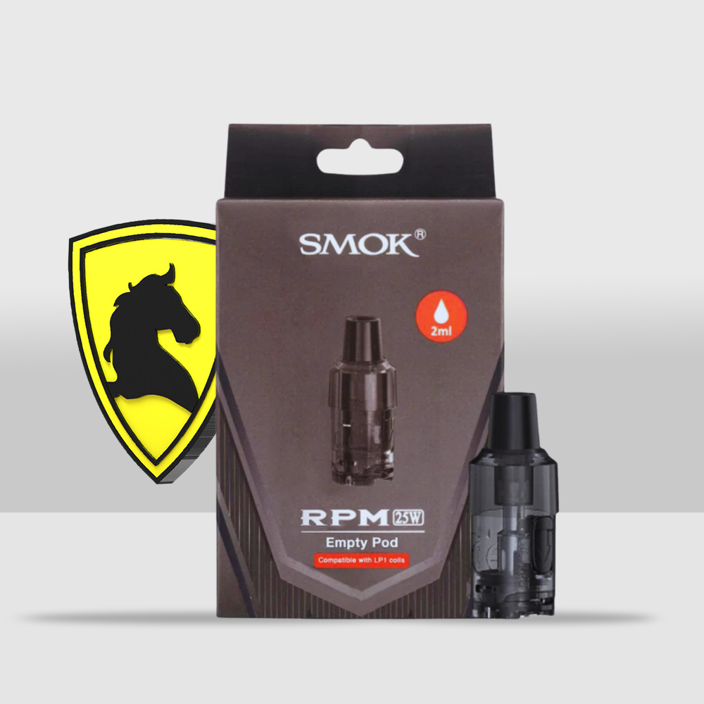 SMOK RPM 25W Empty Replacement Pods - 2mL Pod Capacity | Convenient and Durable Pods for Extended Vaping - Seef Vape