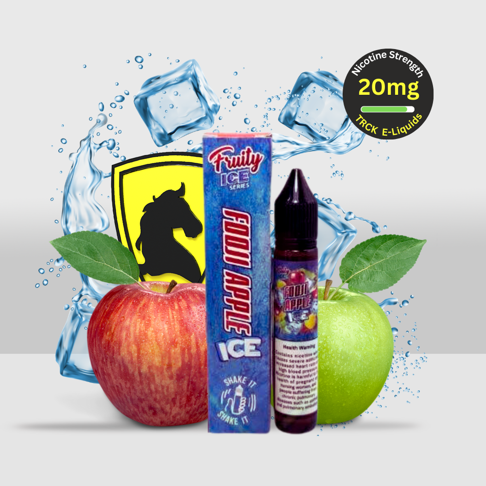 TRCK FS E-Liquid 30ML 20MG Fooji Apple Ice | Crisp Apple Flavor with a Refreshing Icy Kick - Seef Vape