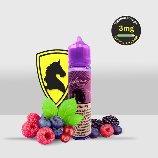 Havana E-Liquid 50ML 3MG Purple By TRCK | Rich and Juicy Grape Flavor with a Smooth Finish - Seef Vape